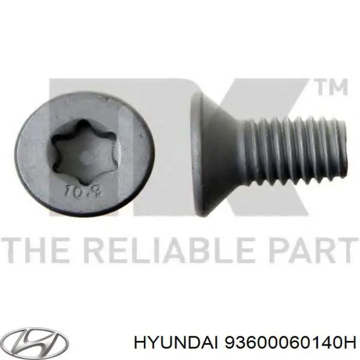 Tornillo de disco de freno N10456001 VAG