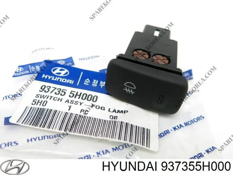 Comprar 937355H000 Hyundai/Kia Interruptor de las luces antiniebla
