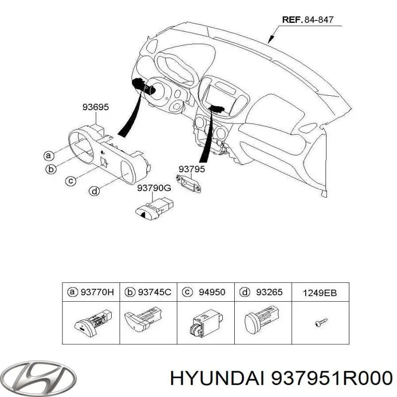 937951R000 Hyundai/Kia