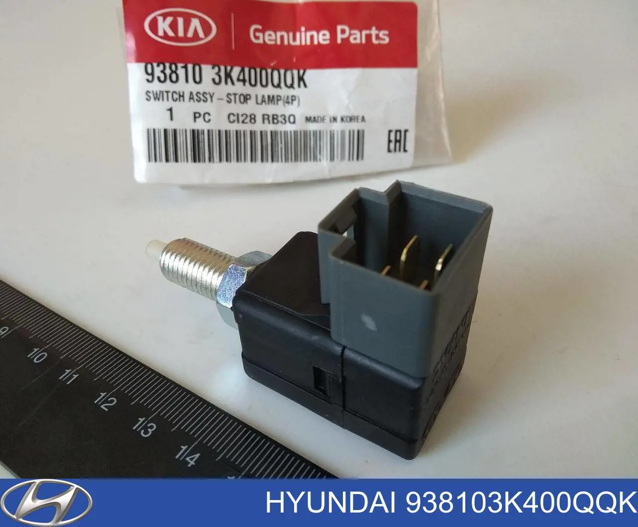 Comprar 938103K400QQK Hyundai/Kia Interruptor de luz de freno