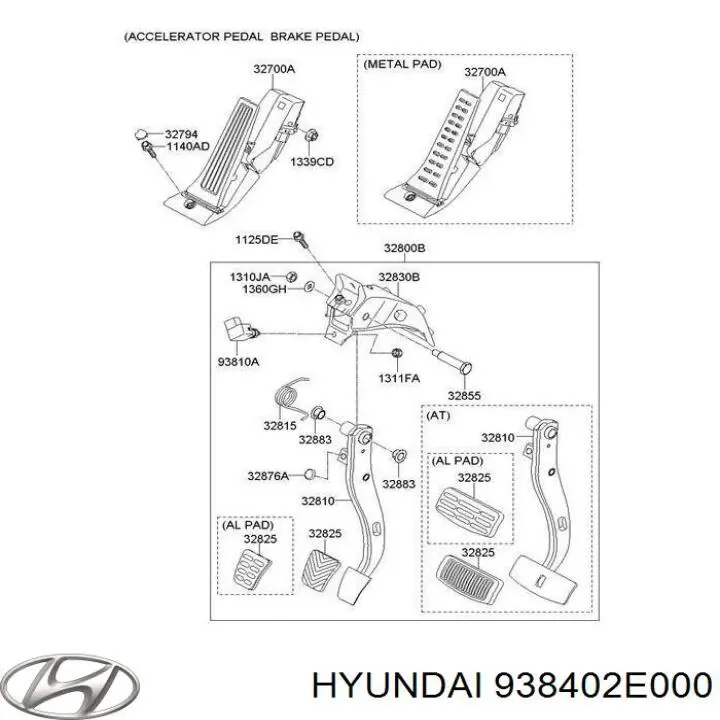 Interruptor De Embrague para Hyundai Tucson (JM)