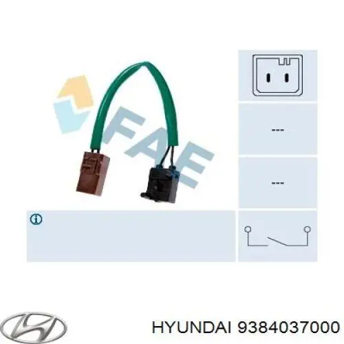 Interruptor de luz de freno FAE 24543 precio, desde 14,07 EUR