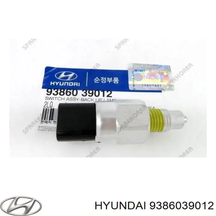 Interruptor de marcha atrás  Hyundai/Kia 9386039012