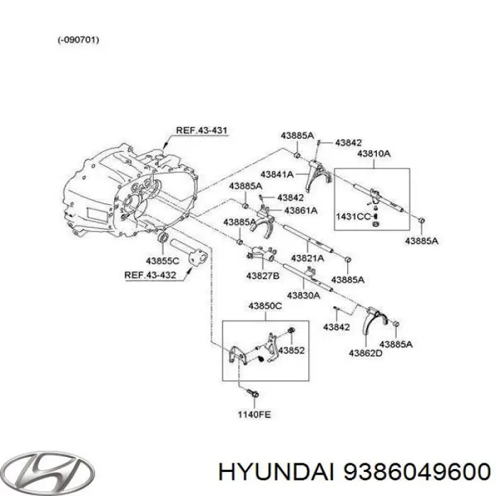 Comprar 9386049600 Hyundai/Kia Interruptor de luz de marcha atrás