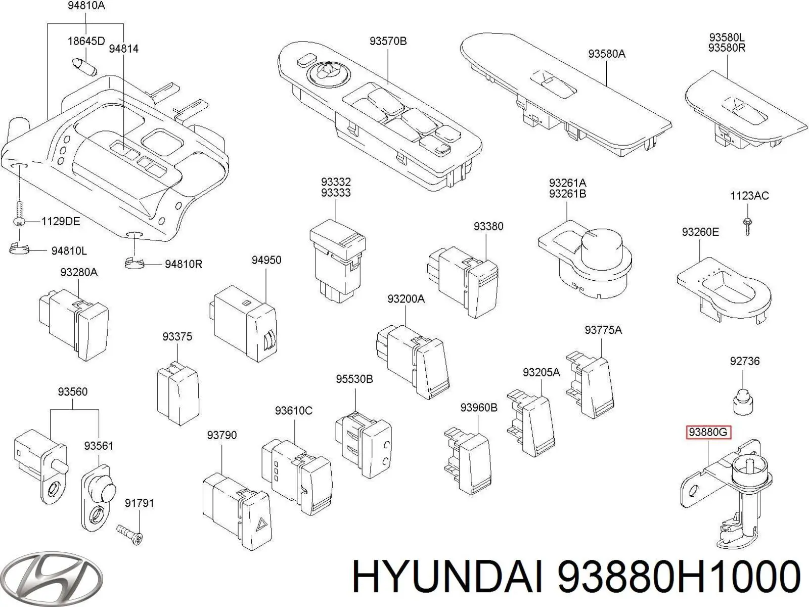 93880H1000 Hyundai/Kia