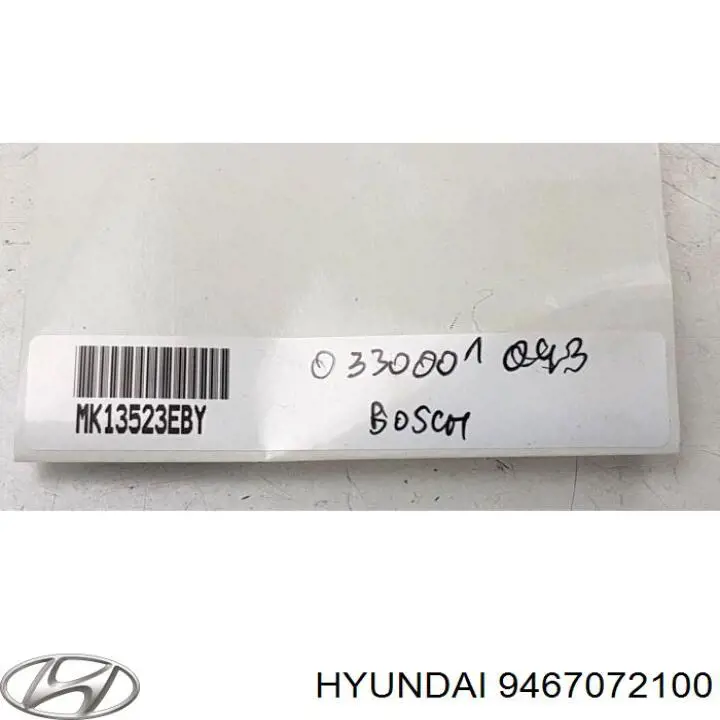 9467072100 Hyundai/Kia sensor de temperatura del refrigerante, salpicadero