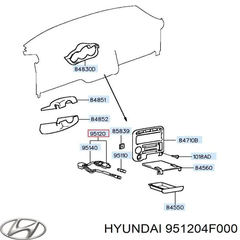 Comprar 951204F000 Hyundai/Kia 
