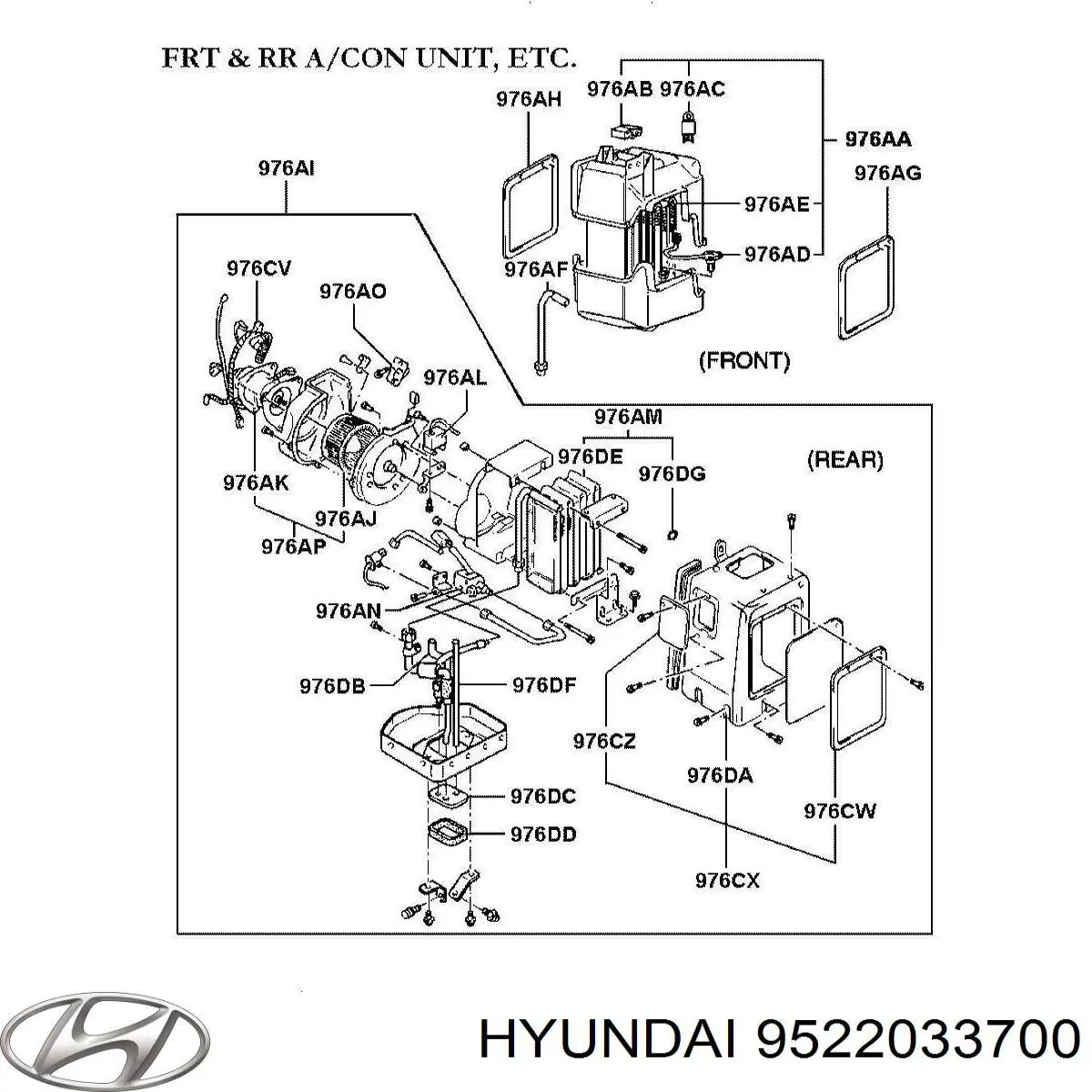 Relé eléctrico multifuncional Hyundai/Kia 9522033800 precio, desde 25,91 EUR