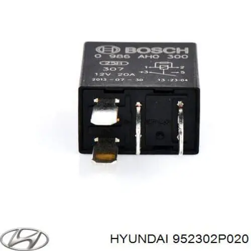 952302P020 Hyundai/Kia relé, ventilador de habitáculo