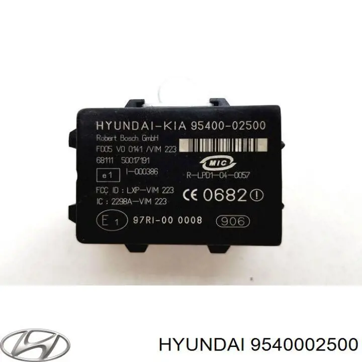 9540002500 Hyundai/Kia Módulo de control del inmovilizador