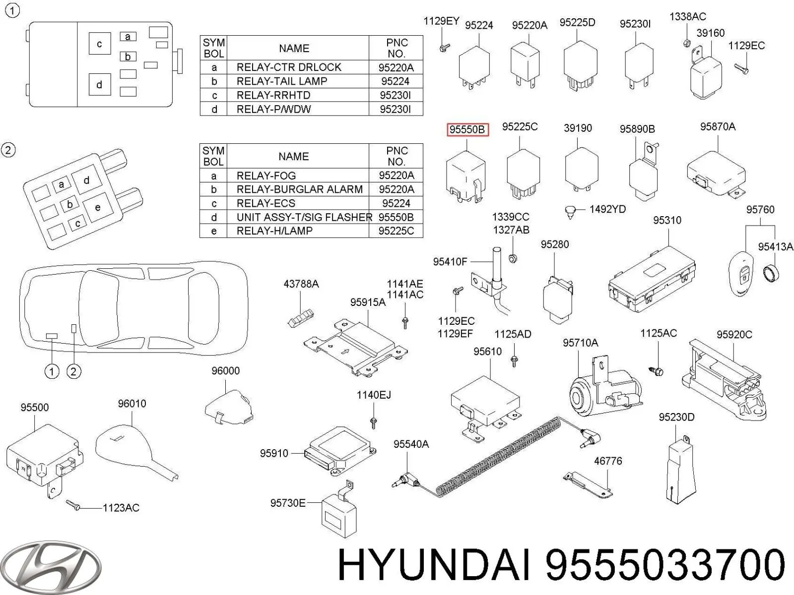 Comprar MR383445 Mitsubishi Relé de intermitentes