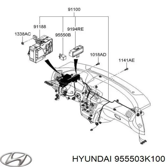 Piloto intermitente Hyundai/Kia 955503K100 precio, desde 20,70 EUR