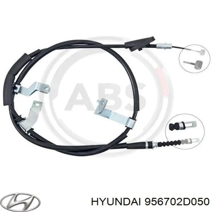 956702D050 Hyundai/Kia sensor abs delantero izquierdo