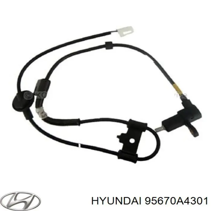 95670A4301 Hyundai/Kia Sensor revoluciones de la rueda, delantero izquierdo