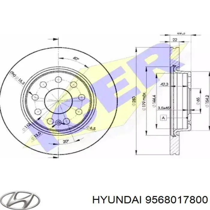 9568017800 Hyundai/Kia