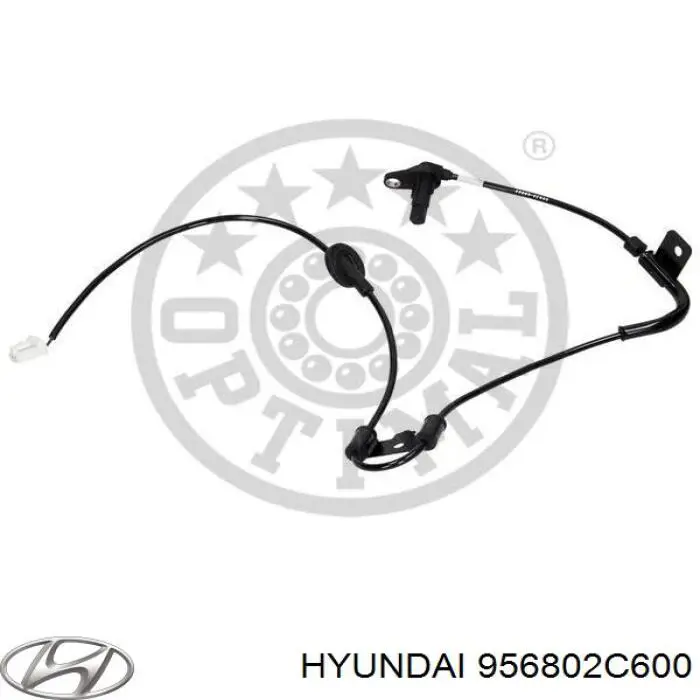 Sensor revoluciones de la rueda, trasero izquierdo para Hyundai Coupe (GK)