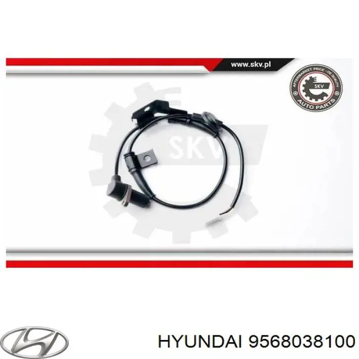 9568038100 Hyundai/Kia sensor abs trasero derecho