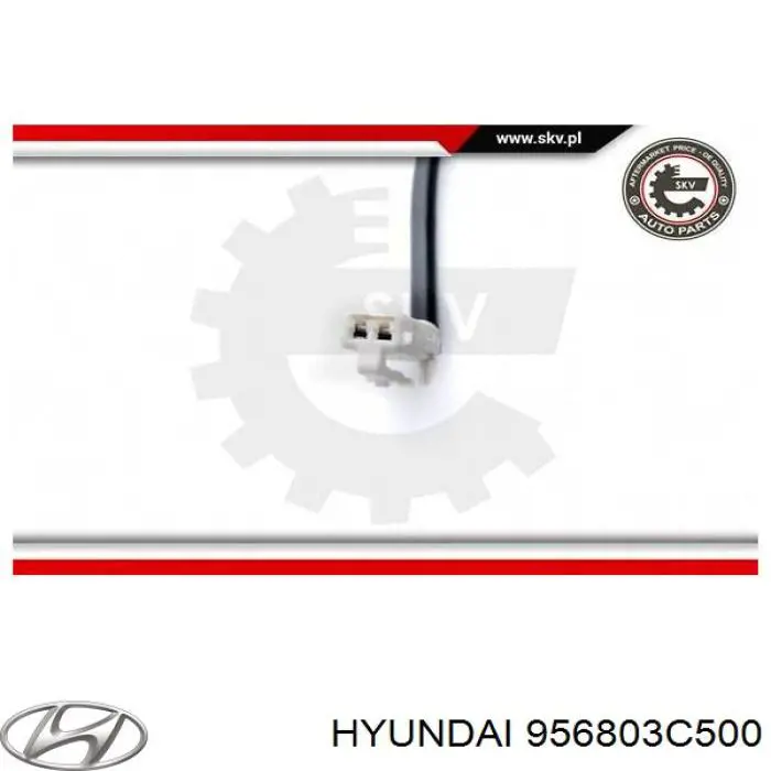 956803C500 Hyundai/Kia sensor abs trasero izquierdo