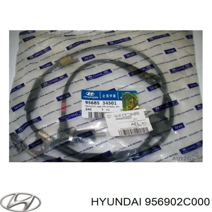 956902C000 Hyundai/Kia sensor abs trasero izquierdo