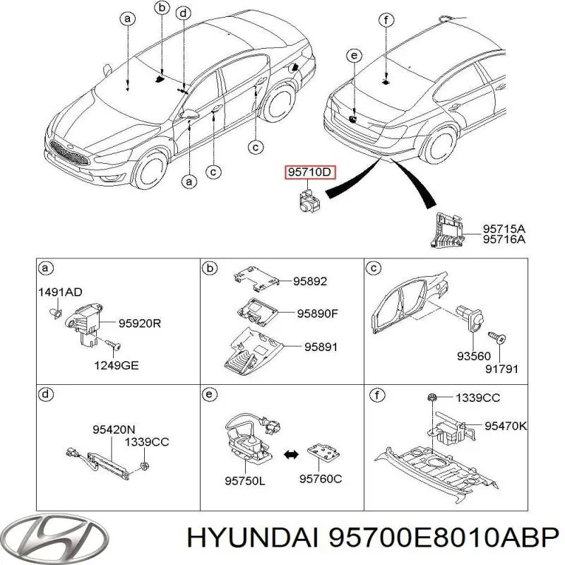 95700E8010ABP Hyundai/Kia