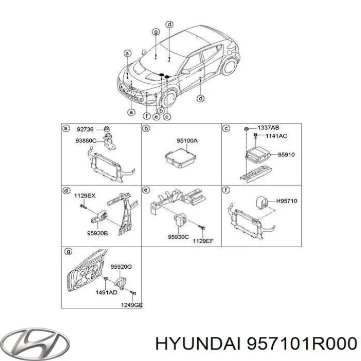 957101R000 Hyundai/Kia