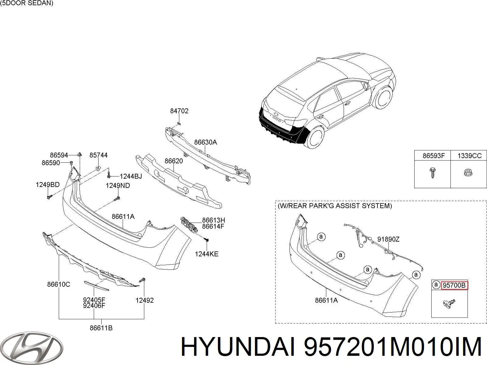 957201M010IM Hyundai/Kia