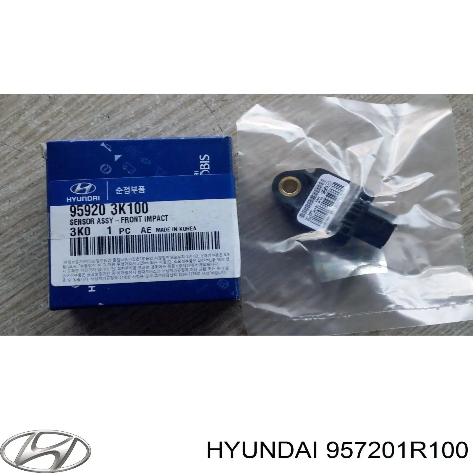 957201R100 Hyundai/Kia sensor alarma de estacionamiento trasero