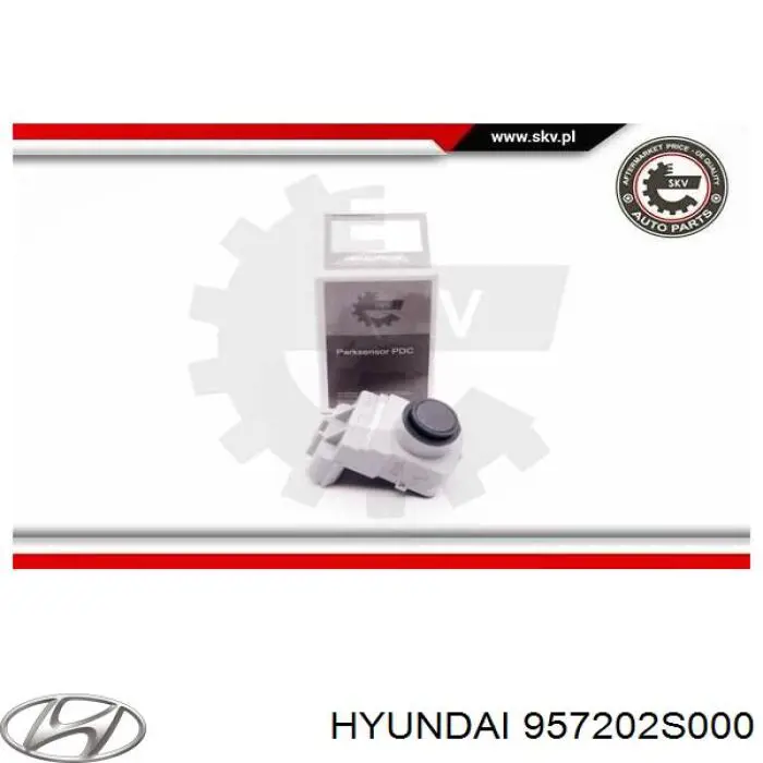 Sensor de aparcamiento trasero Hyundai/Kia 957202S000 precio, desde 33,96 EUR