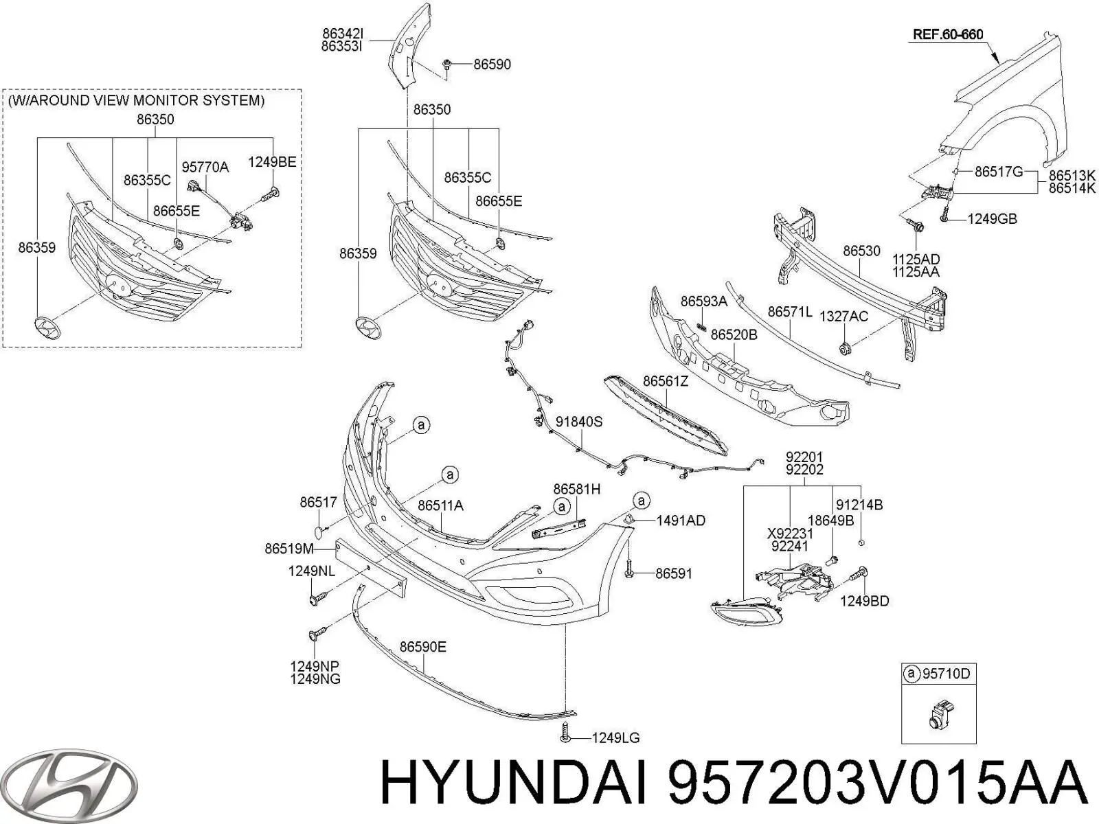 957203V015AA Hyundai/Kia