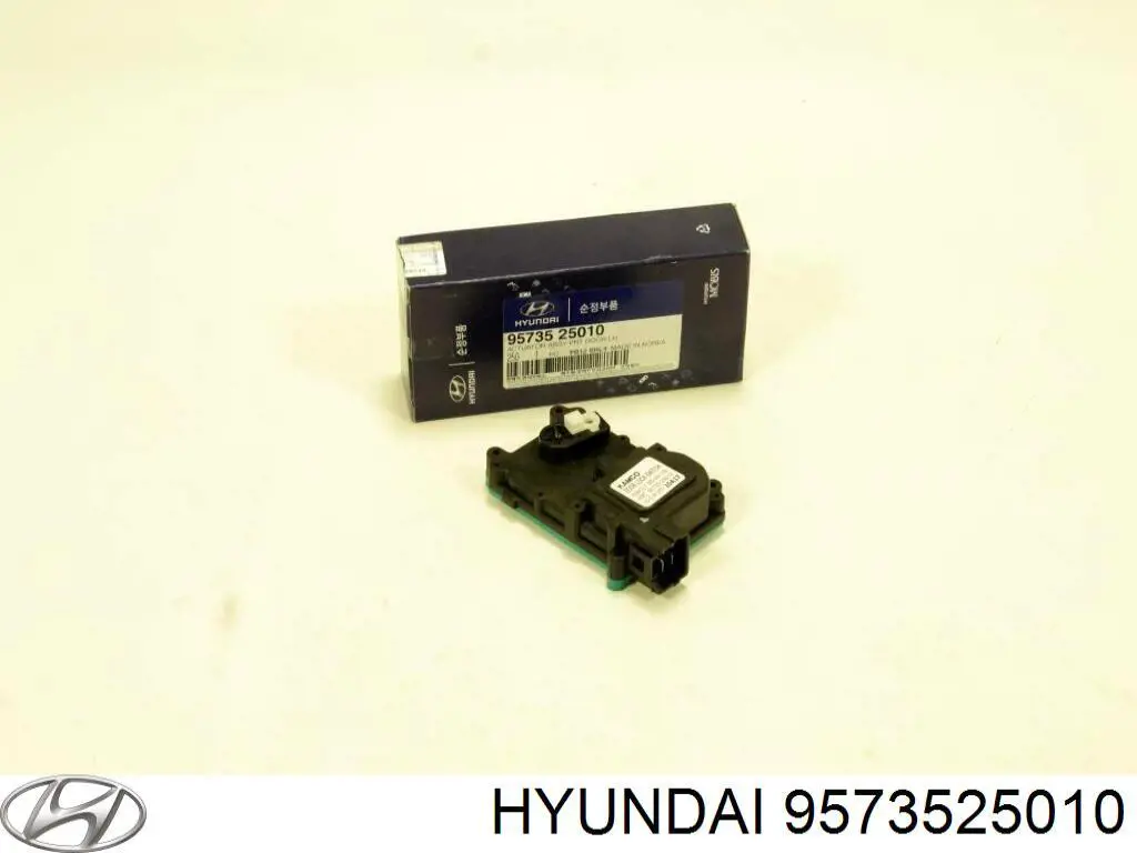 9573525010 Hyundai/Kia elemento de regulación, cierre centralizado, puerta delantera izquierda