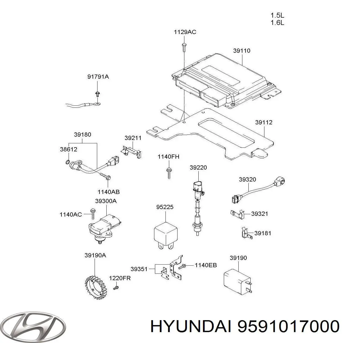 9591017000 Hyundai/Kia