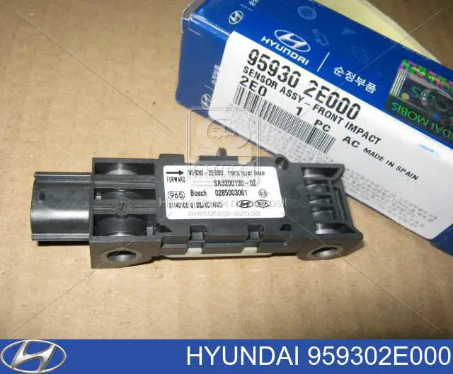 959302E000 Hyundai/Kia procesador del modulo de control de airbag
