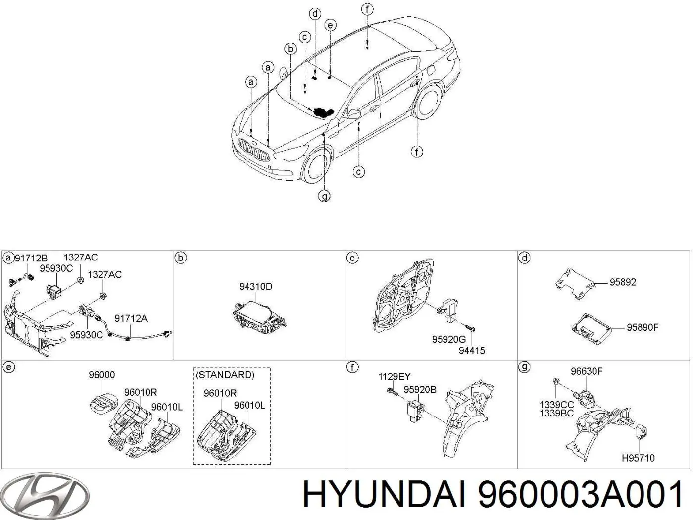 960003A001 Hyundai/Kia