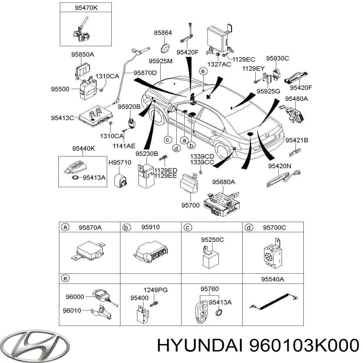 Hyundai/Kia 960103K000 precio, desde  