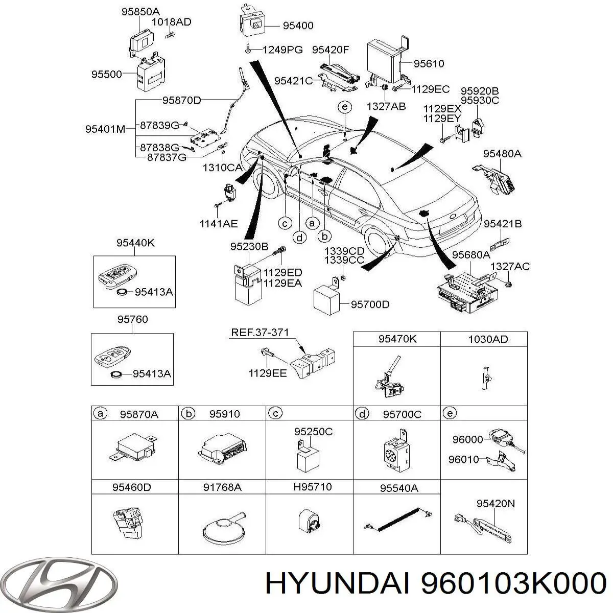960103K000 Hyundai/Kia 