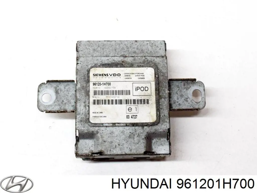 961201H700 Hyundai/Kia bloque confort