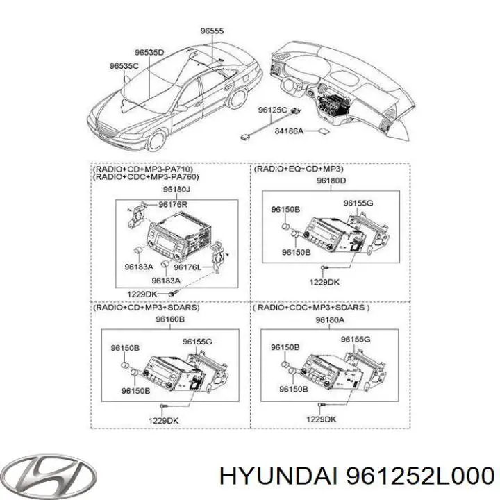 961252L000 Hyundai/Kia