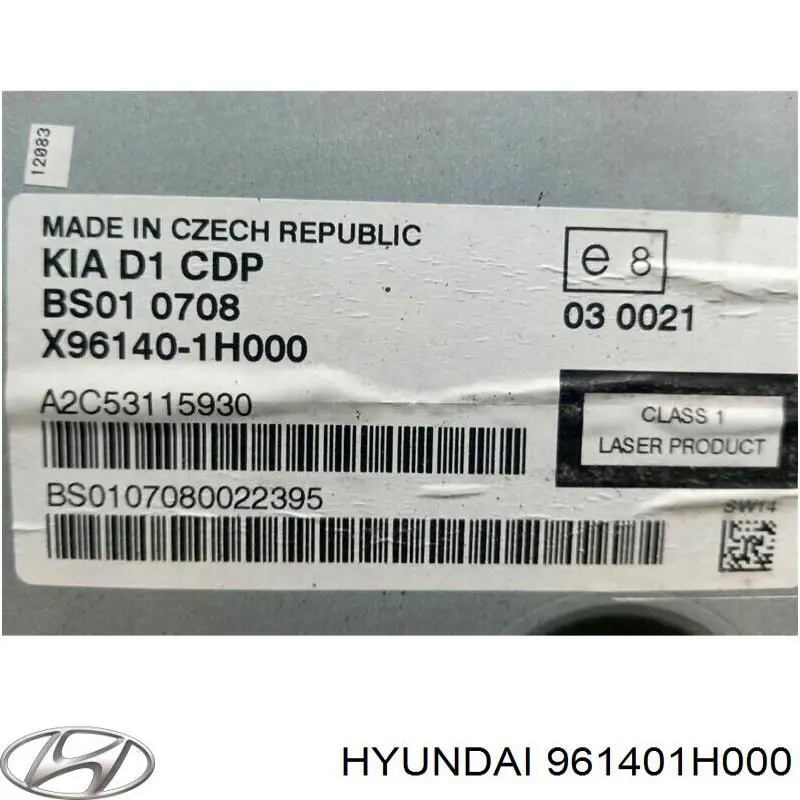 Radio AM/FM Hyundai/Kia 961401H000 precio, desde 97,28 EUR