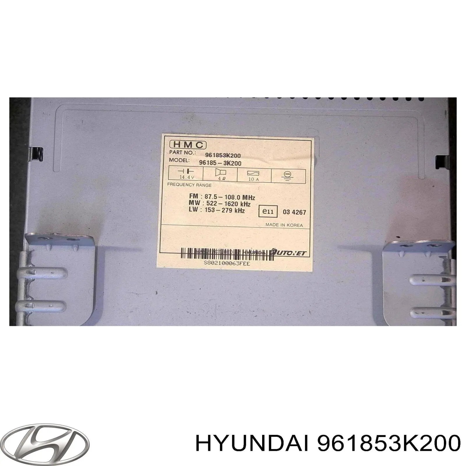 961853K200 Hyundai/Kia