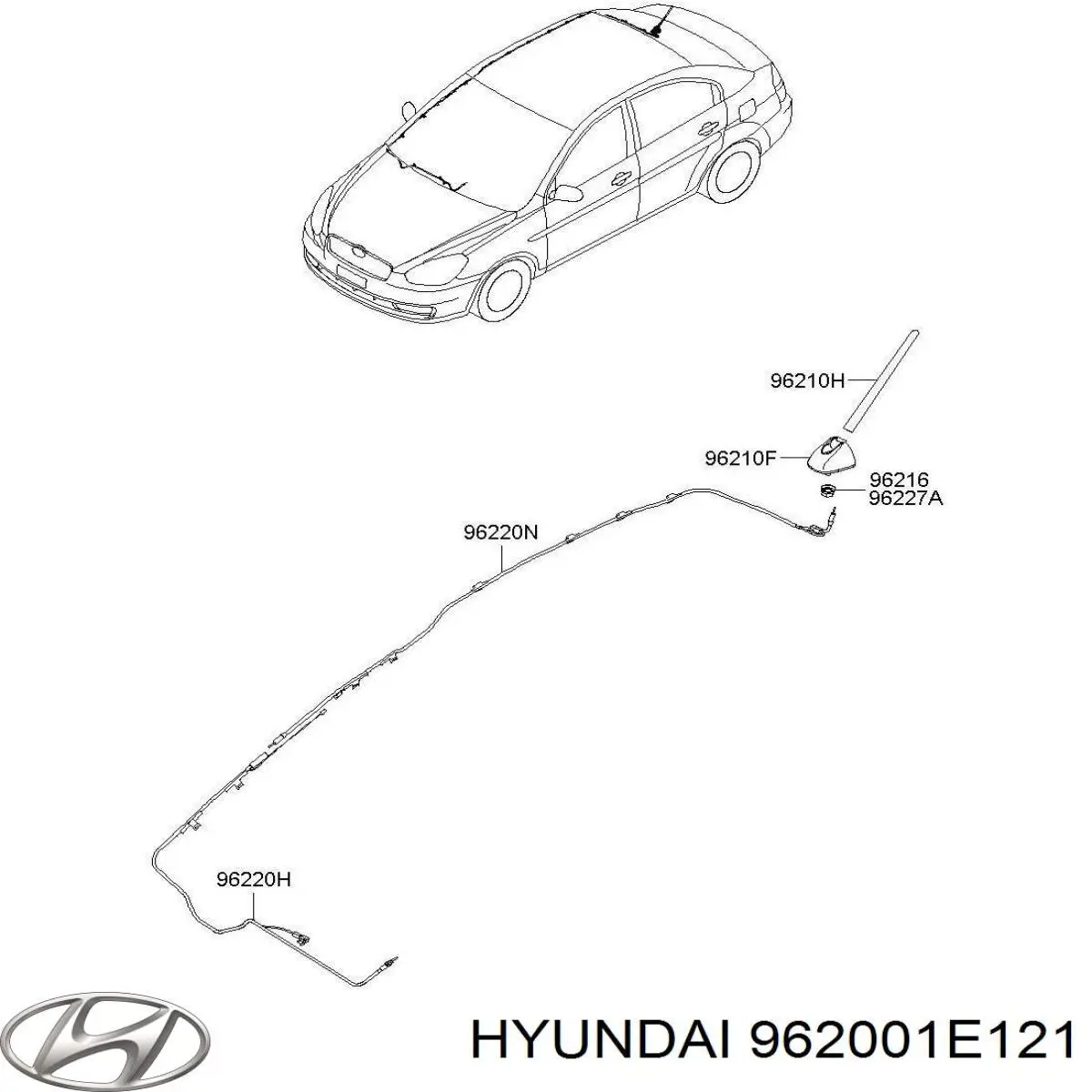 962001E121 Hyundai/Kia