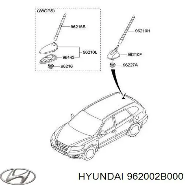 Comprar 962002B000 Hyundai/Kia Antena