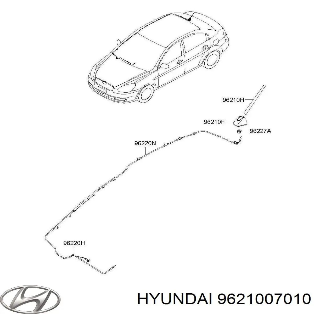 Comprar Antena Hyundai I10  PA