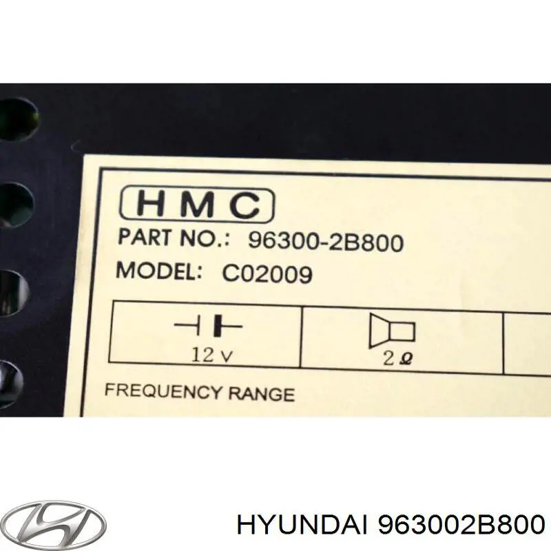  Hyundai/Kia 963002B800