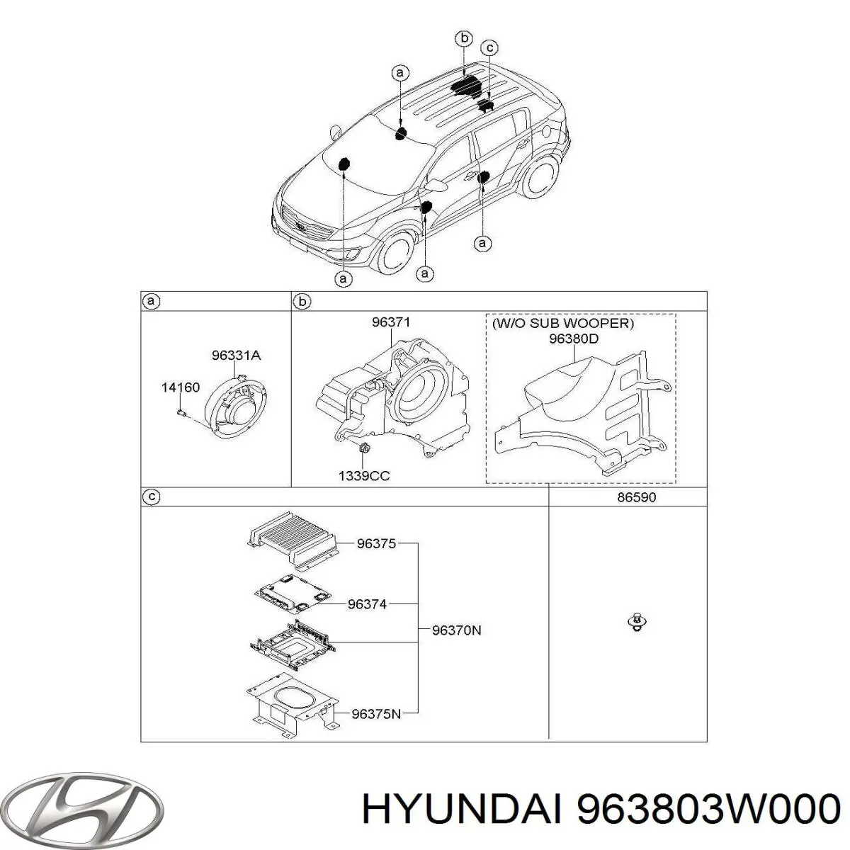 963803W000 Hyundai/Kia