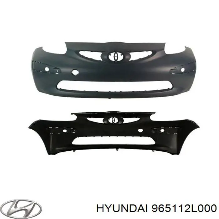 965112L000 Hyundai/Kia paragolpes delantero