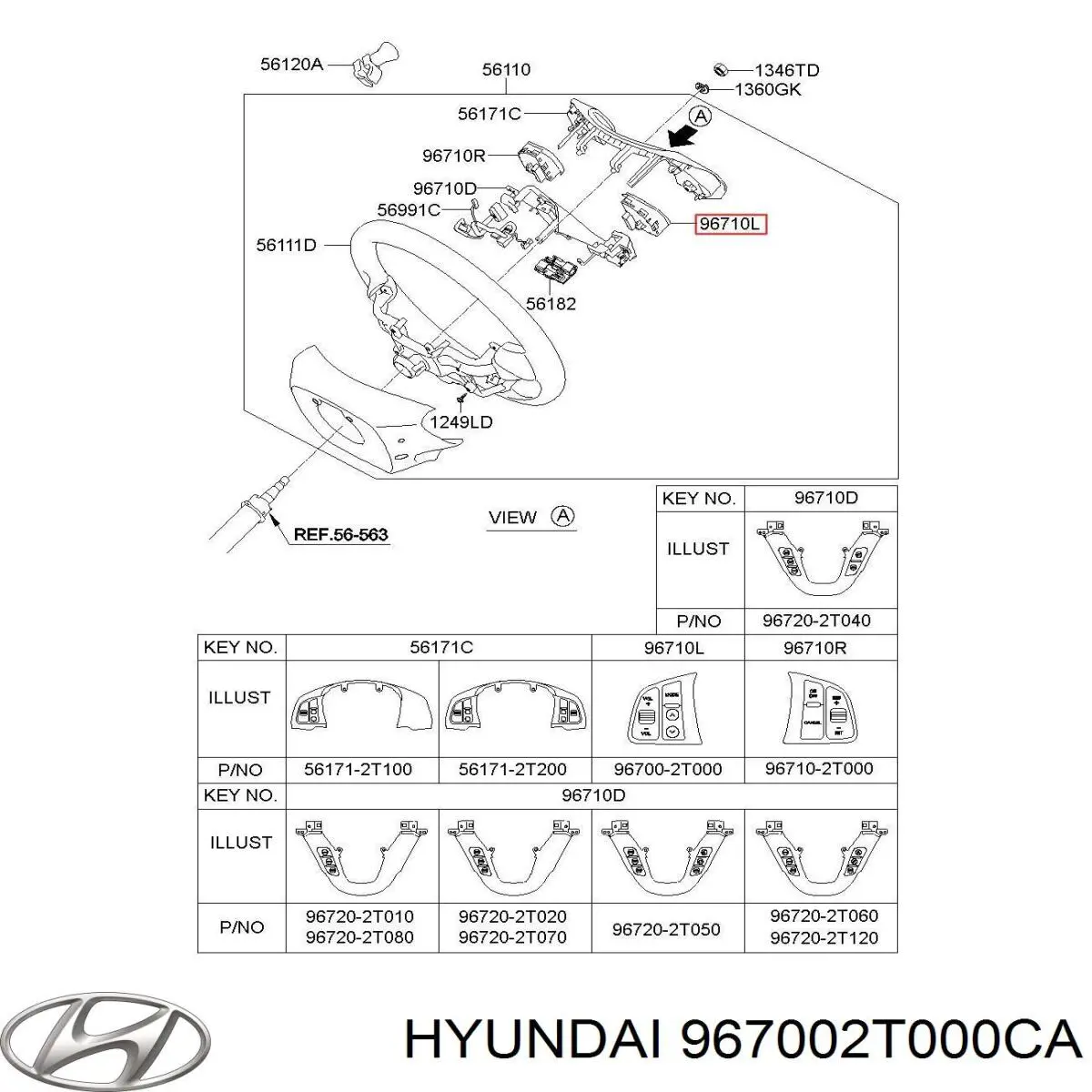 967002T000CA Hyundai/Kia