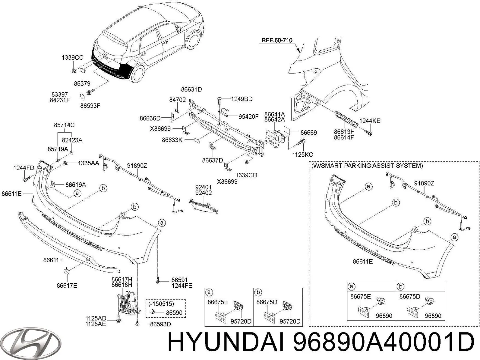 96890A40001D Hyundai/Kia