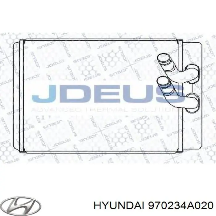 970234A020 Hyundai/Kia radiador calefacción