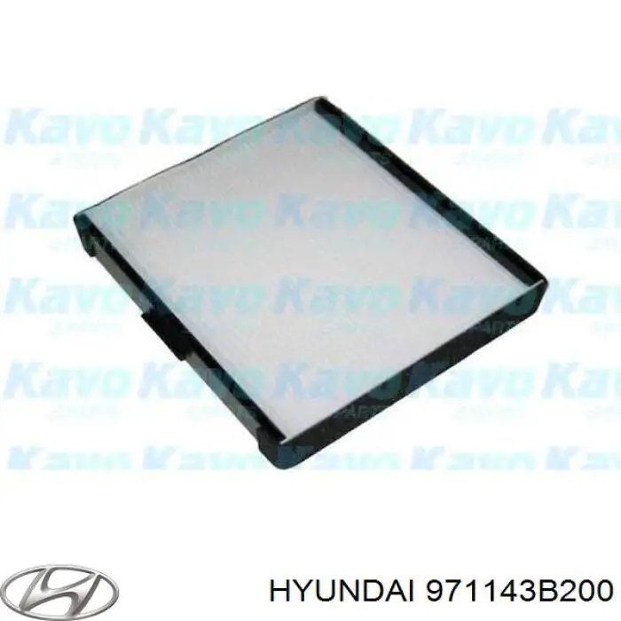 971143B200 Hyundai/Kia filtro habitáculo