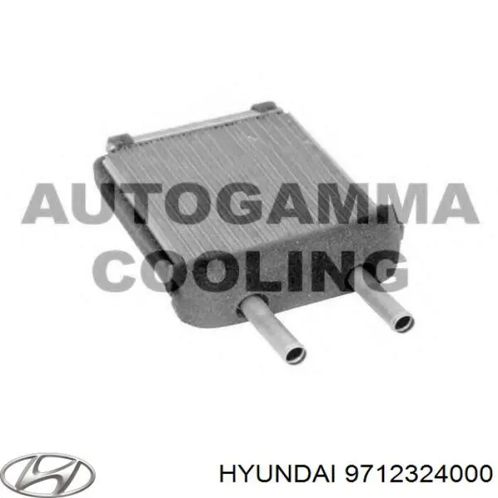 9712324000 Hyundai/Kia radiador de calefacción